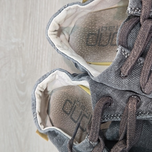 Hey Dude Womens Wendy Chambray off white Loafer Slip on shoes sz 8 - Picture 4 of 10